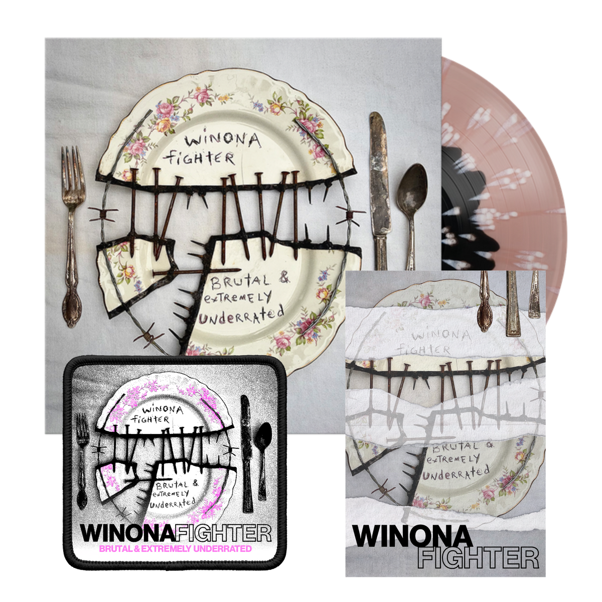 BRUTAL & EXTREMELY UNDERRATED - Black in Blush Accessory Bundle