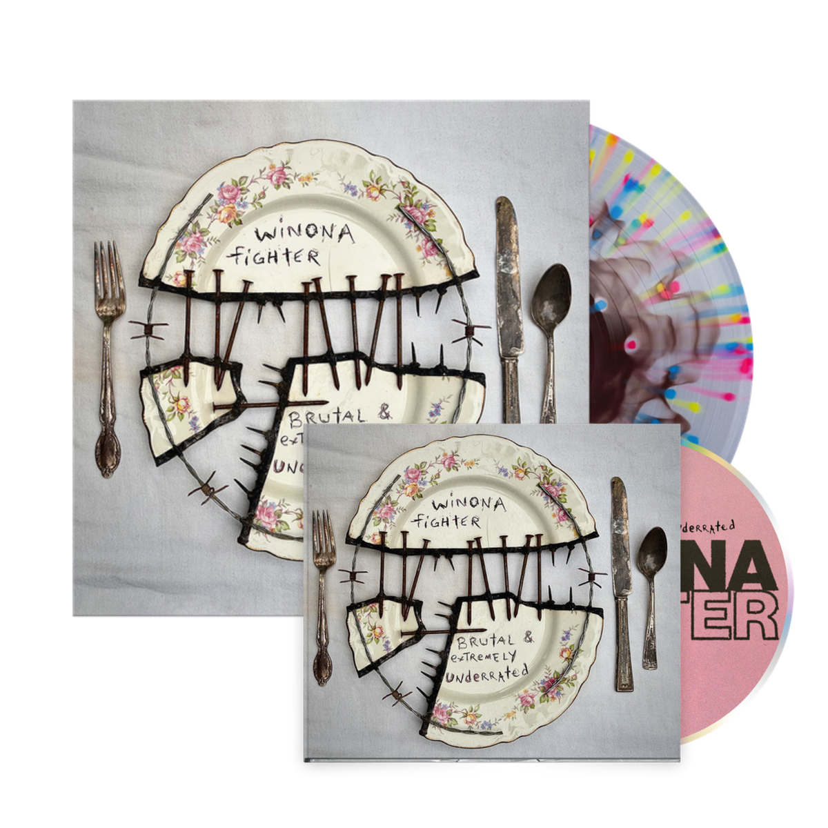 BRUTAL & EXTREMELY UNDERRATED - Brown in Clear Splatter + CD Bundle